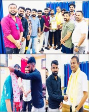 'हन्ड्रेड ग्रृप'द्वारा नव निर्वाचित मेयर र उपमेयर सम्मानीत